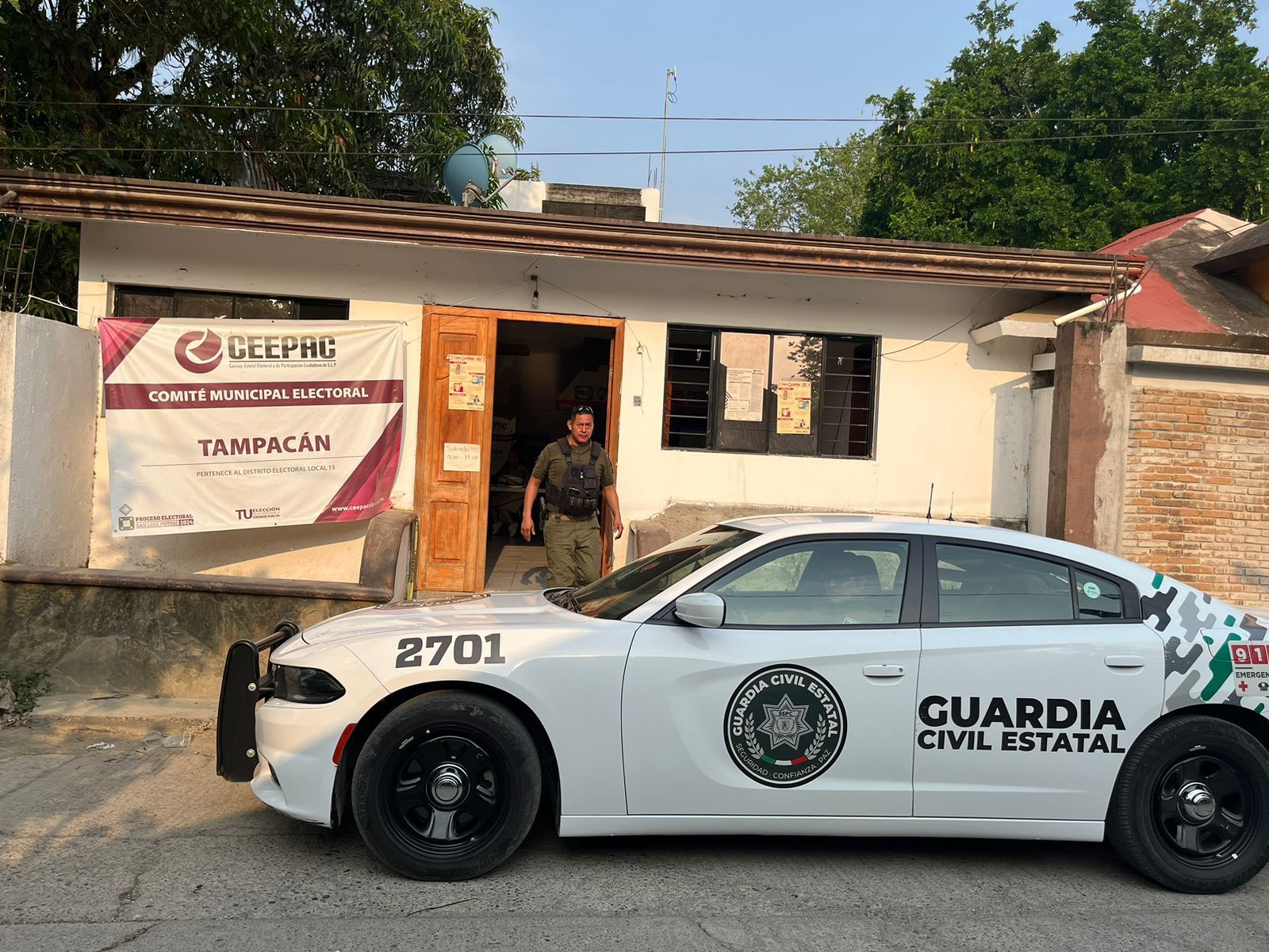 Guardia Civil Estatal refuerza seguridad para elecciones pacíficas